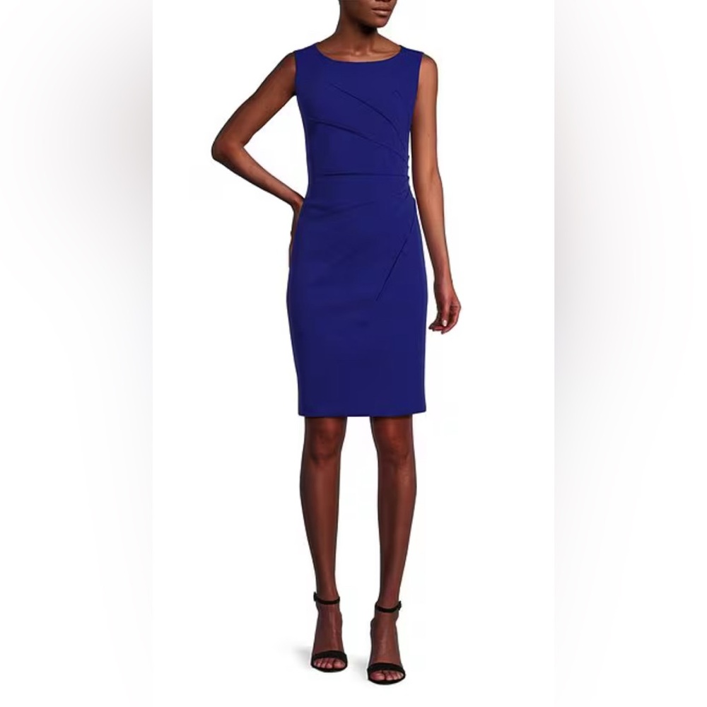 Calvin Klein Blue Sleeveless Dress